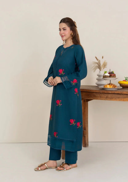 2pc Multi Embroidered Khaddar AML-W25-0006