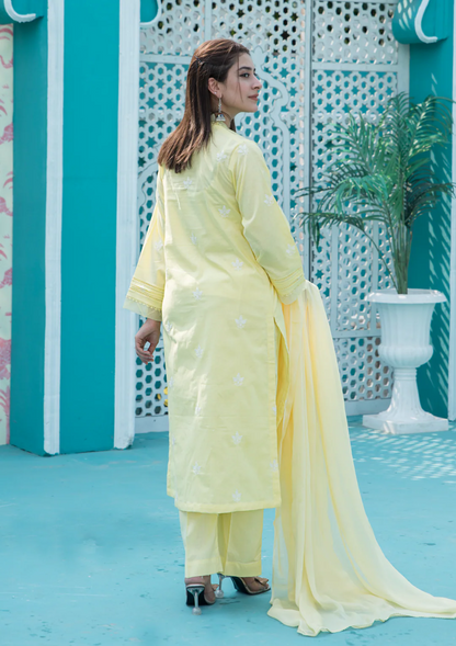 3Pc Embroidered Lawn FATAH-F25-0016