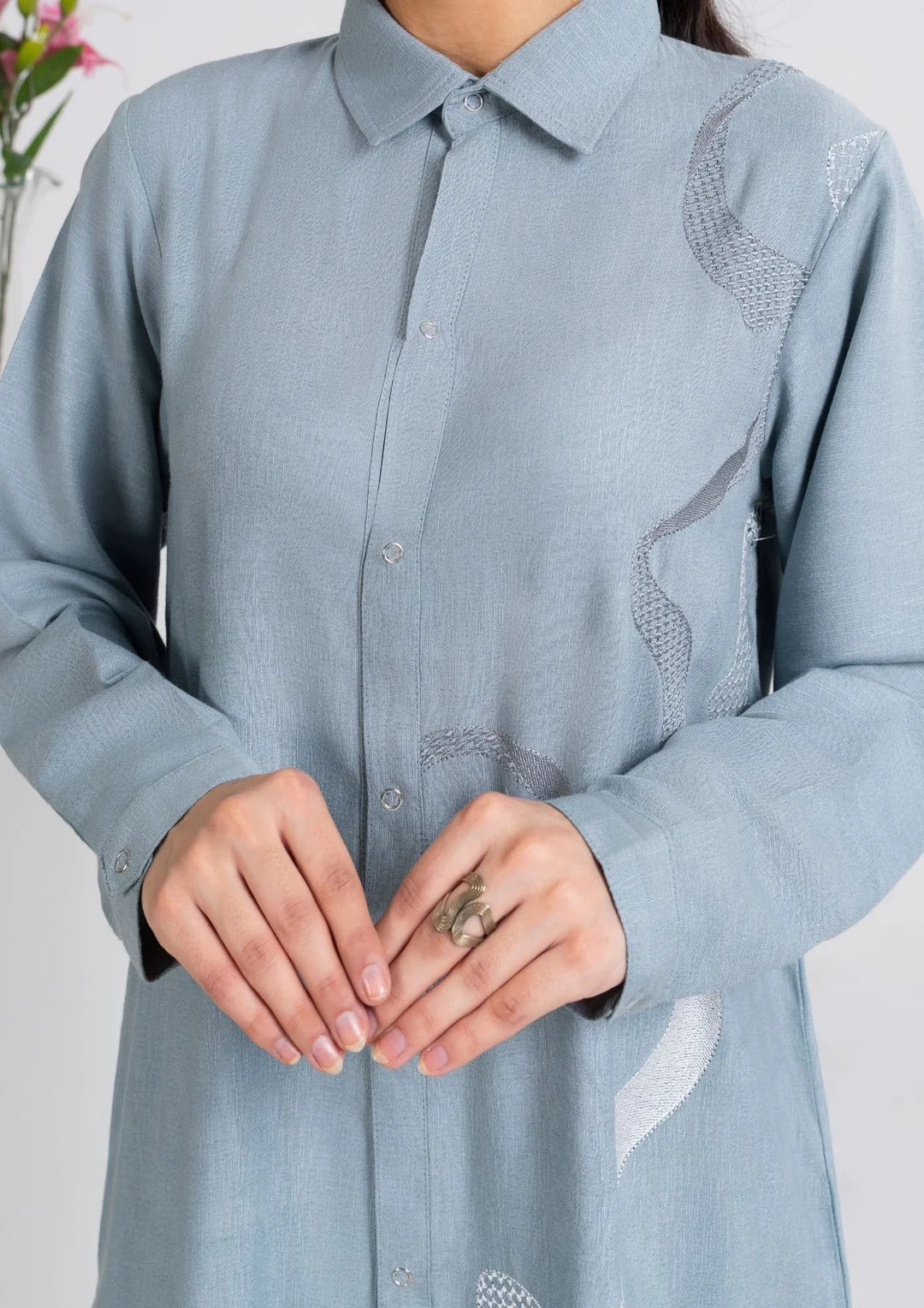 2Pc Embroidered Silk Karandi JUPITER-j25-0022