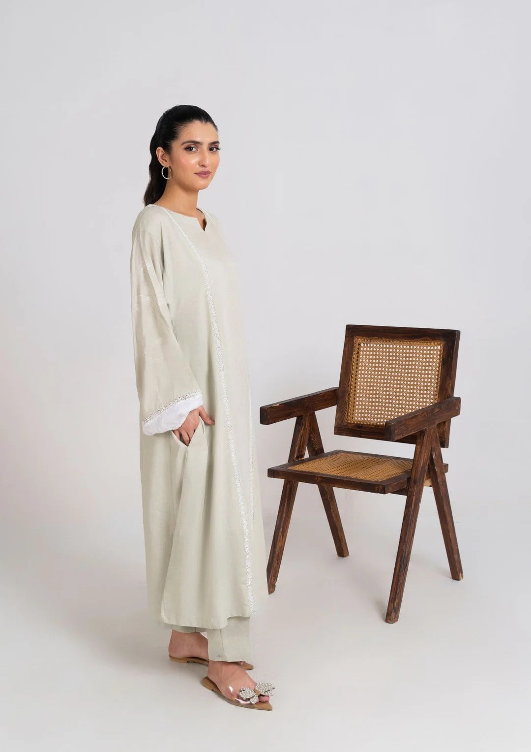 2Pc Embroidered Silk Karandi JUPITER-j25-0023