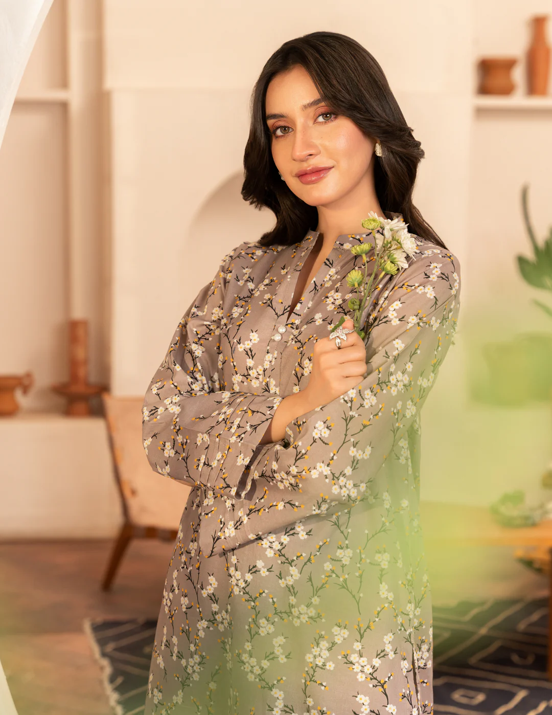 2Pc Digital Print Lawn GULMEENA-G25-0004