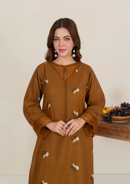 2pc Multi Embroidered Khaddar AML-W25-0005