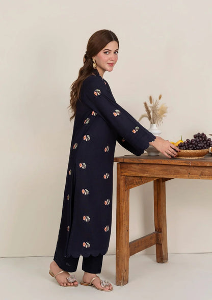 2pc Multi Embroidered Khaddar AML-W25-0007