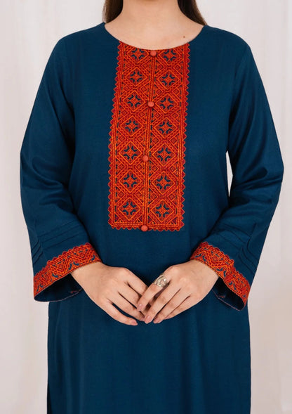 3pc Embroidered Alpine with Embroidered Border Shawl AML-W25-0028 Regular priceRs.5,750.00 Size SmallMediumLargeX-Large