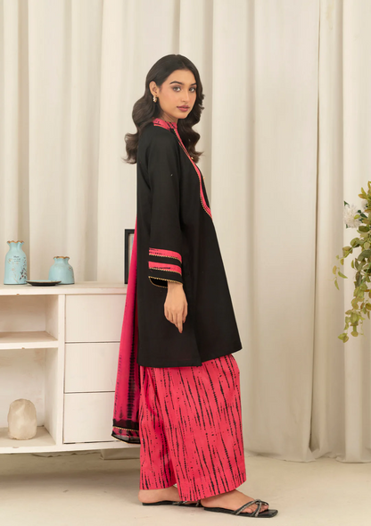 3Pc Tie&Dye Digital Print Lawn FATAH-F25-0006