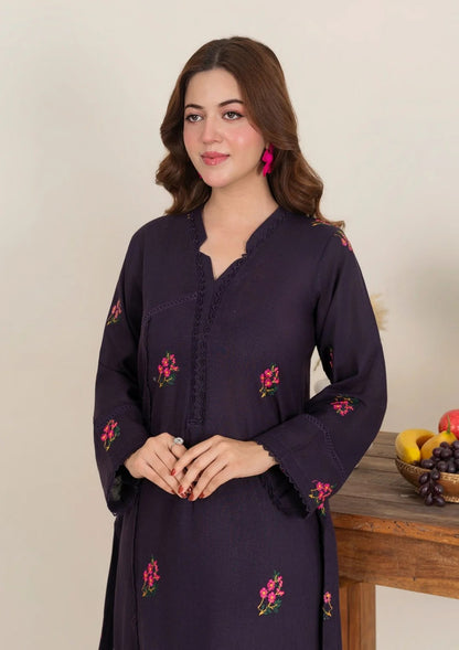 2pc Multi Embroidered Khaddar AML-W25-0001