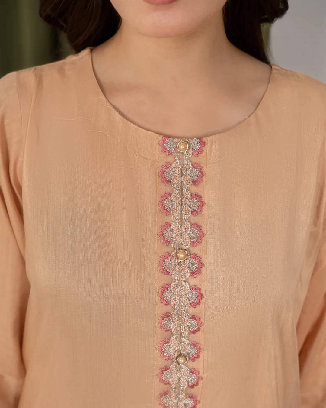 3Pc Embroidered Silk Viscose FATAH-F25-0019