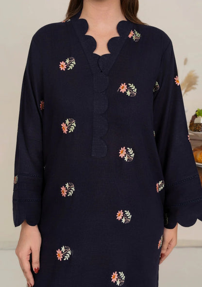 2pc Multi Embroidered Khaddar AML-W25-0007