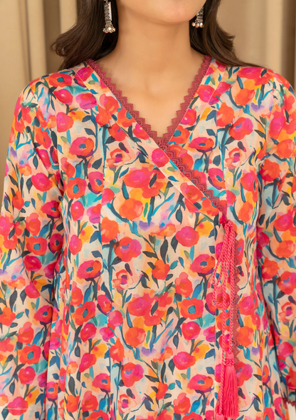 2Pc Digital Print Lawn Angrakha GULMEENA-G25-0030