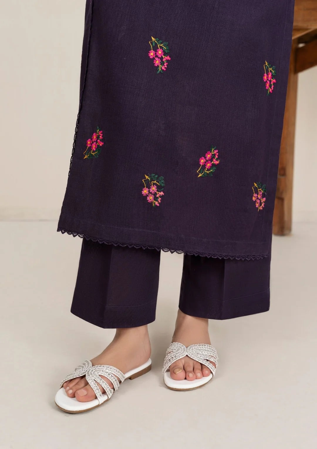 2pc Multi Embroidered Khaddar AML-W25-0001